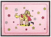 Mila Doormat - Little Pony - washable - 73 cm x 43 cm