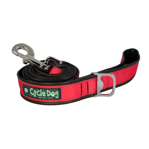 Leash - Solid Red - 183 cm long - width approx  3.2 cm