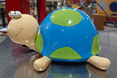 Décor Figure - Turtle  Herr Schulz - 12 cm - hand painted