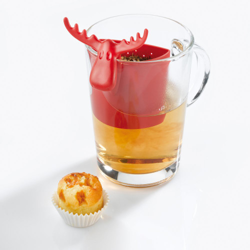 Koziol Rudolf  moose shaped Tea Strainer - BPA free - Made in Germany