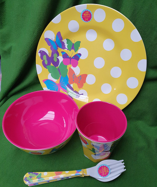 Ginger - Outdoor Tableware - Design Polka Dots - Set or individual items
