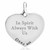 Until we meet again pendant - recycled .925 Sterling Silver