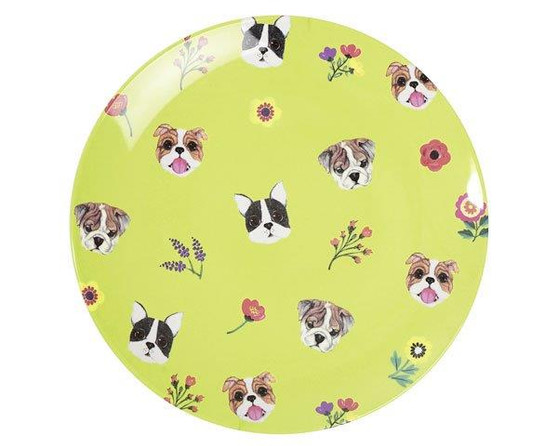 Ginger - Melamine Plate - Design Dogs - 12.7 cm diameter