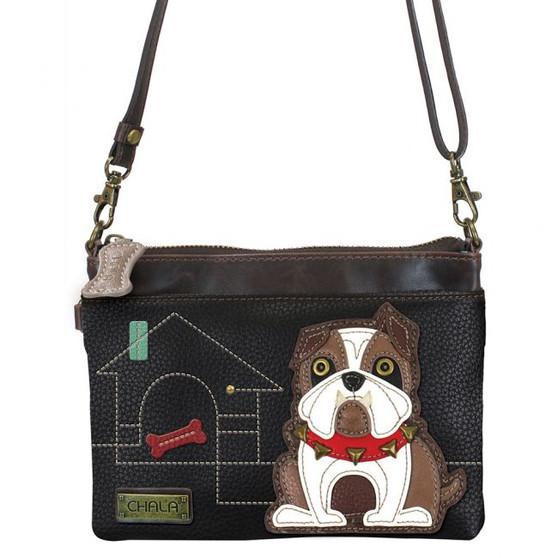 Bulldog - Mini Cross Body Bag - black - Faux Leather