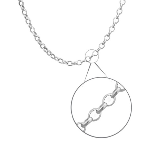 Rollo Chain - 0.6mm - 40cm -  925 Silver