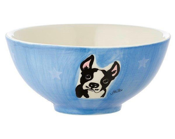 Bowl - Boston Terrier - diameter 16 cm - 7 cm high - ceramic