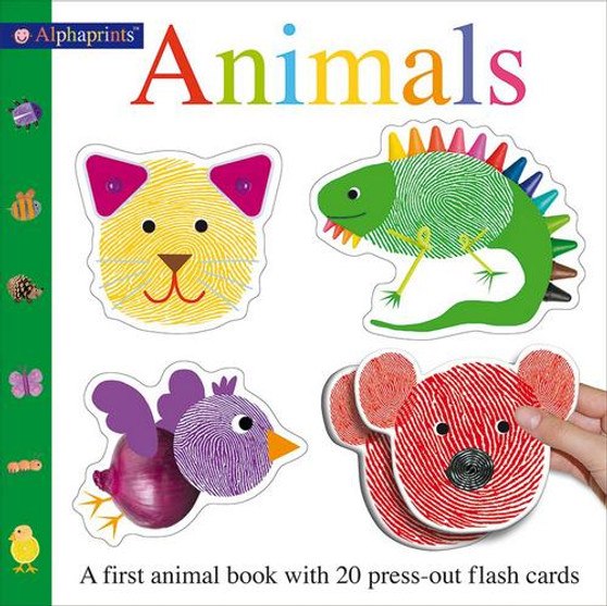 Animals - a first animals book with 20 press-out flash cards / Roger Priddy