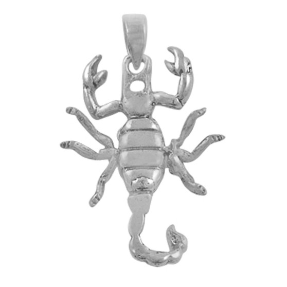 Scorpion Pendant - 3 cm - .925 Sterling Silver