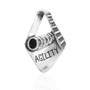 Agility Slide w Tunnel Necklace, Charm -  recycled .925 Sterling Silver