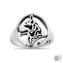 German Shepherd Ring- .925 Sterling Silver