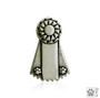 Ribbon Paws Pin / Tie Tack - White Bronze