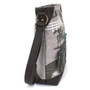 Horse - Canvas Cross Body Bag - Safari Grey - Cotton Canvas /Faux Leather