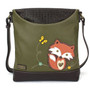 Fox - Sweet Messenger Bag - Olive - Faux Leather