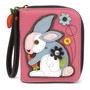 Rabbit - Zip-Around Wallet - Pink - Faux Leather