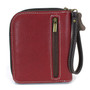 Chihuahua - Zip-Around Wallet - Burgundy - Faux Leather