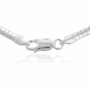 Flat Omega Chain reversible - 3mm - 40cm -  925 Silver