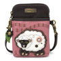 Sheep - Small Phone / XBody Bag - Pink - Faux Leather