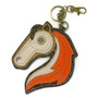 Key Ring/Bag Charm  - Horse - Faux Leather