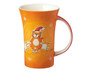 Christmas Mug - Santa Oommh cat Coffee Mug - large handle - 500 ml - Ceramic