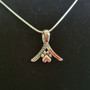 Rescue me Necklace, pendant - recycled .925 Sterling Silver