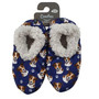 Jack Russell Dog Plush Slippers - one size fits most  women - 5-11