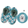 Poodle Dog Plush Slippers - one size fits most  women - 5-11