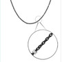 Gun Metal over Sterling Silver Chain - 0.6mm - 45cm