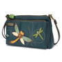 Dragonfly - Deluxe Cross Body Bag - Turqoise - Faux Leather