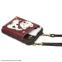 Westie Dog Wallet XBody Bag - Maroon - Faux Leather
