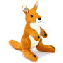 Mini Red Kangaroo Plush Toy - 13 cm - hand made