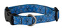 EcoWeave Small Dog  Collar - Blue Tri Style - (15cm-30cm)- for dogs up to 13.5kg