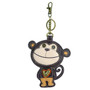 Key Ring/Bag Charm - Smarty Monkey - Faux Leather