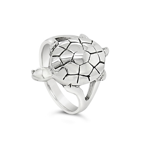 Turtle Ring - .925 Sterling Silver