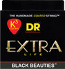 DR Strings Black Beauties 5-String Bass Strings 45-125 Medium BKB5-45