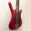 Warwick Pro Series Corvette $$ 5-String Electric Bass Burgundy Red Transparent Satin