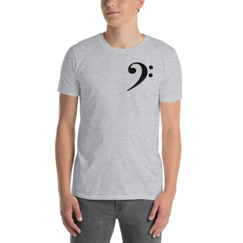 Short-Sleeve Unisex Black Clef Left T-Shirt