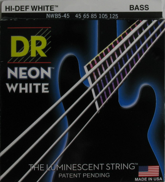 DR Strings Hi-Beams 5-String Bass Strings 45-125 Medium MR5-45