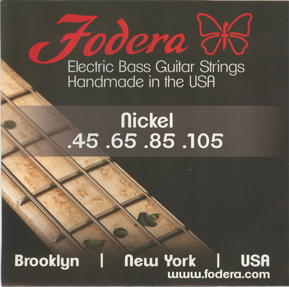 Fodera Nickel 4-String Bass Strings 45-105 Medium 45105N