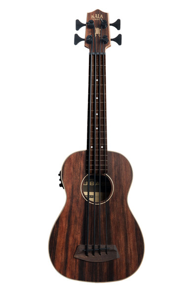 Kala U-BASS Striped Ebony Ukelele 4-String Bass Fretless