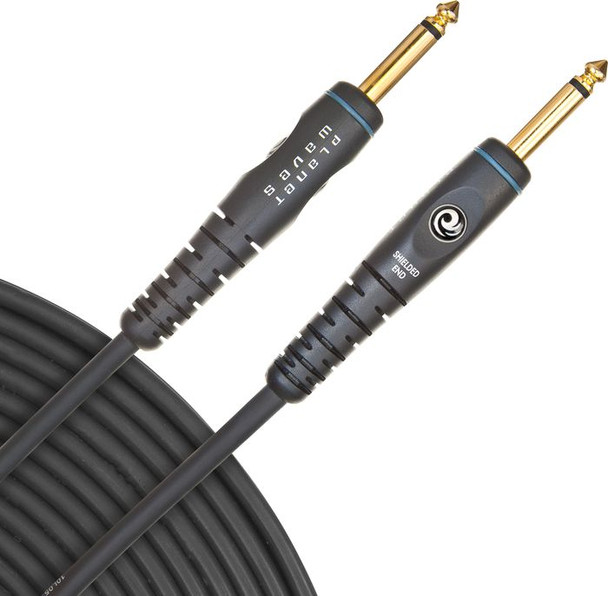 D'Addario Custom Series Instrument Cable 1/4-in Straight to 1/4-in Straight