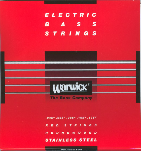 Warwick Red Label 5-String Bass Strings 45-135 Medium RSM-5