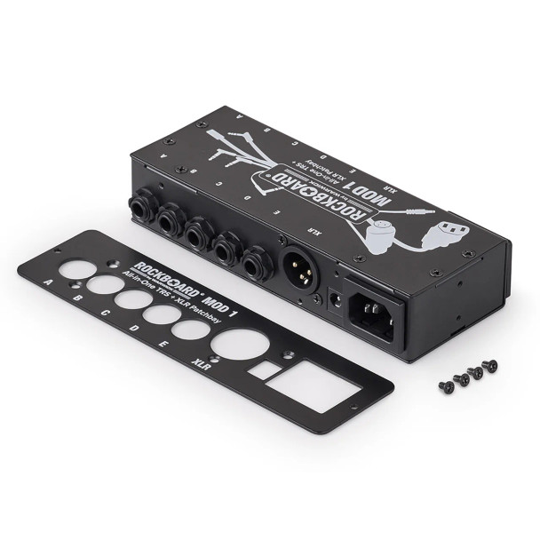 RockBoard MOD 1 V2 Patch Bay 1/4-inch XLR Removable Faceplate