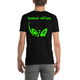 Short-Sleeve Unisex Green Clef Center T-Shirt