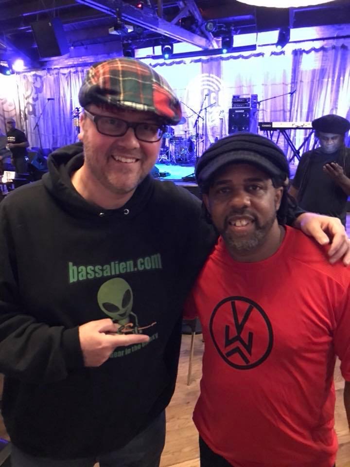 Mike with Victor Wooten