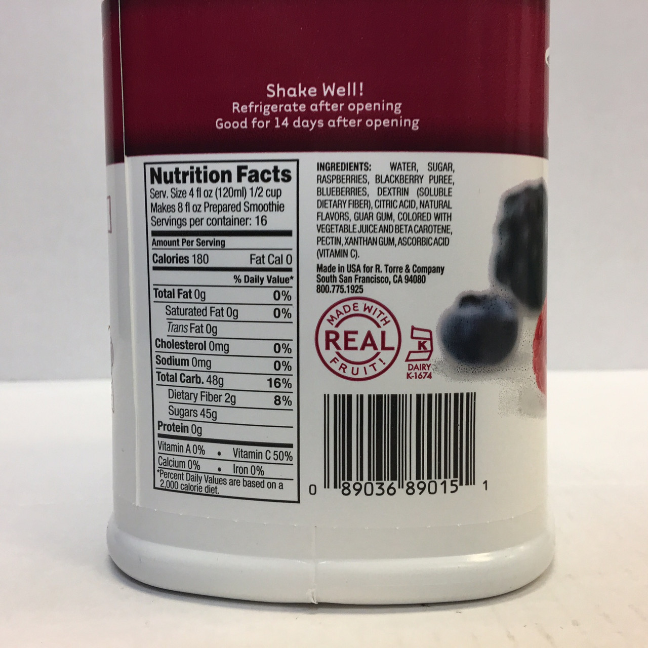 Torani Real Fruit Wildberry | Chicago Coffee Masters