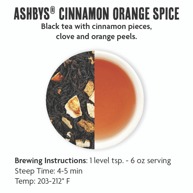 Ashbys® Cinnamon Orange Spice Tea 2lb | Chicago Coffee Masters