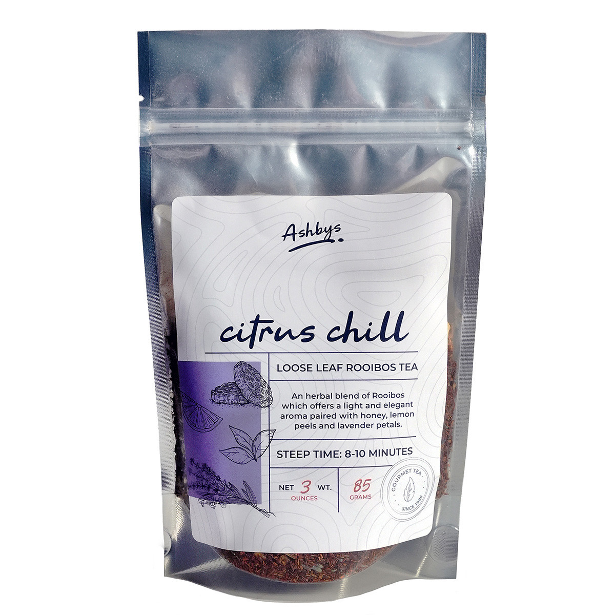 Ashbys® 3oz Loose Tea Bag Citrus Chill 6/cs - Coffee Masters