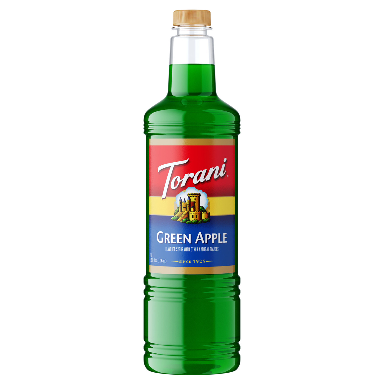 Torani 1 Liter Green Apple - Coffee Masters