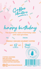 Happy Birthday-Birthday Cake 12oz Ground 4/cs