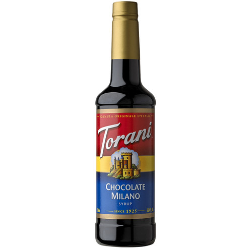 Torani 750ml Chocolate Milano - Glass